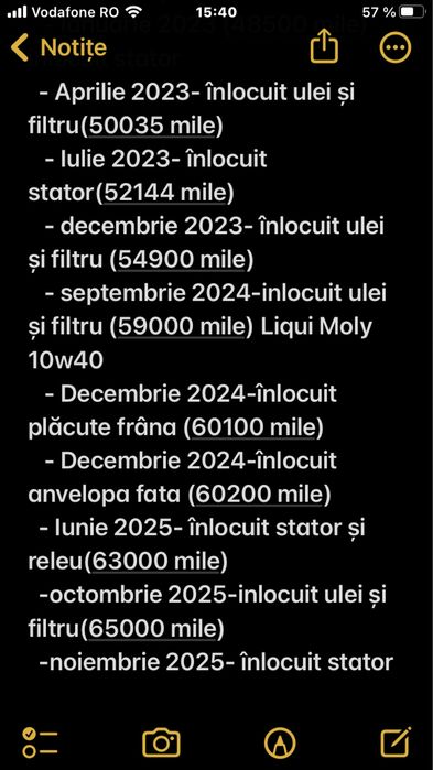 Kawasaki VN 750, an 1990, 65000 mile