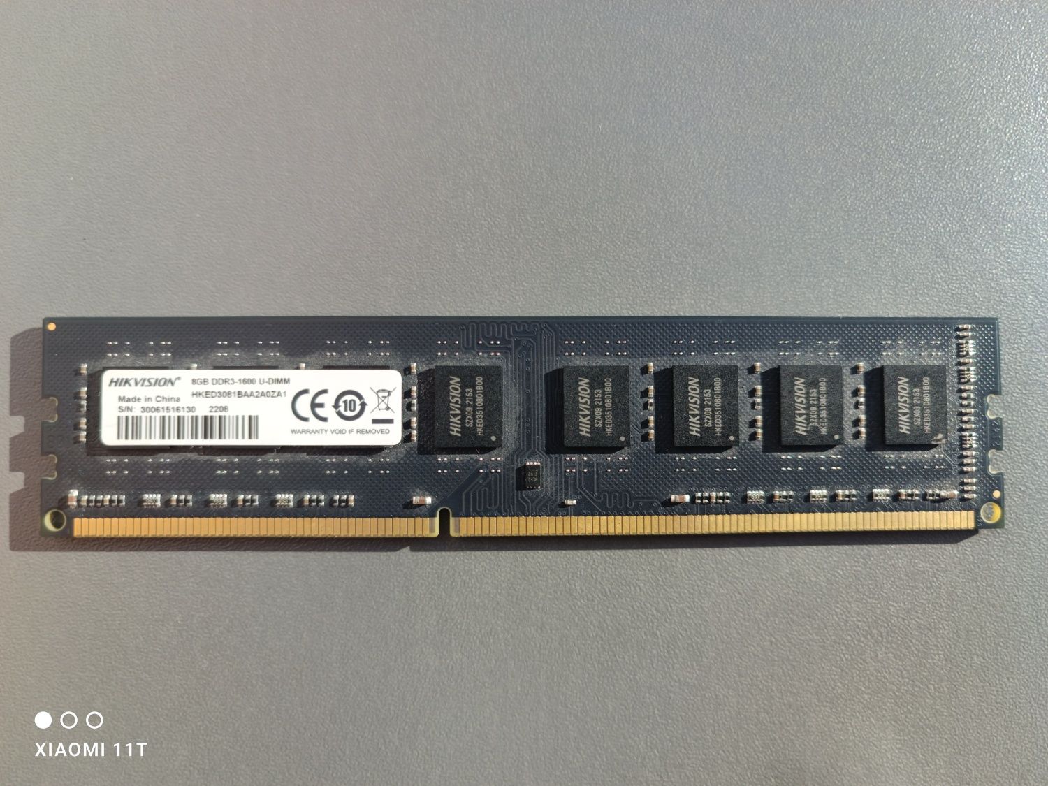 оперативаня память, ОЗУ HIKVISION 8GB DDR3-1600 U-DIMM