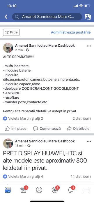 Reparatii telefoane si Amanet