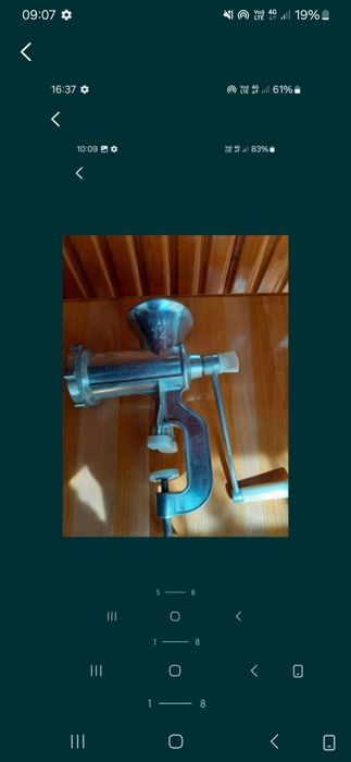 Masina de tocat carne nr 12.nou.