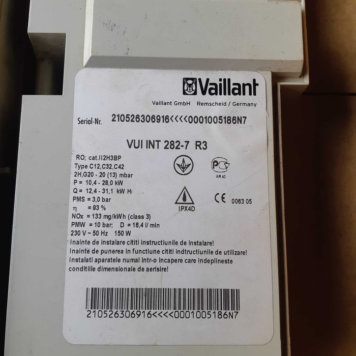Piese de schimb VAILLANT VUI INT 282-7 R3
