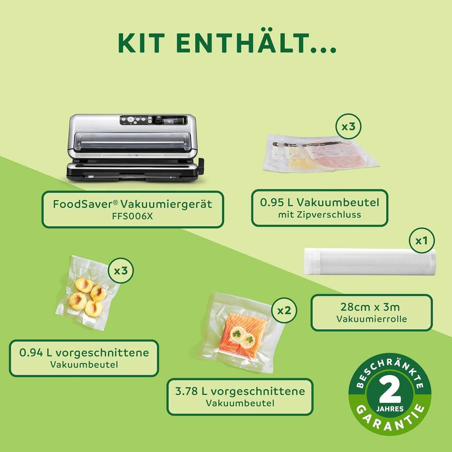 Уред за вакуумиране на храна FoodSaver FFS006X