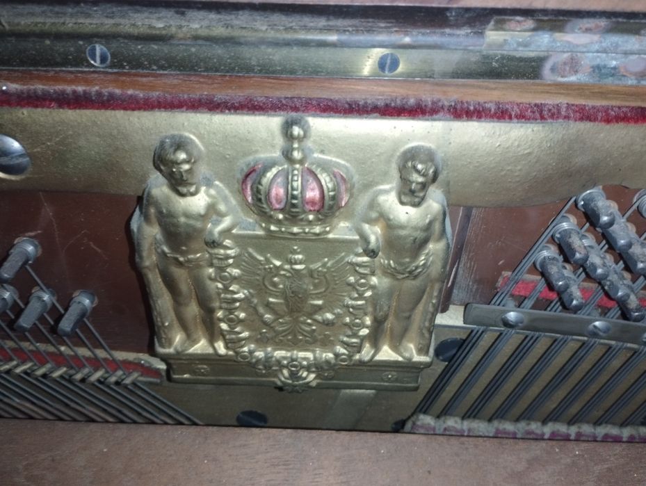 Pianina deosebită funcțională placă bronz Grand - Fabrikant Hof- Piano