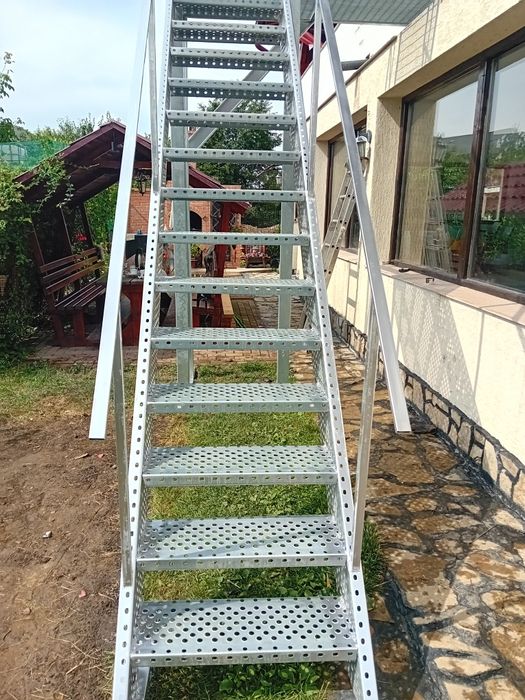 Scara metalica zincata 4mm facem și montaj