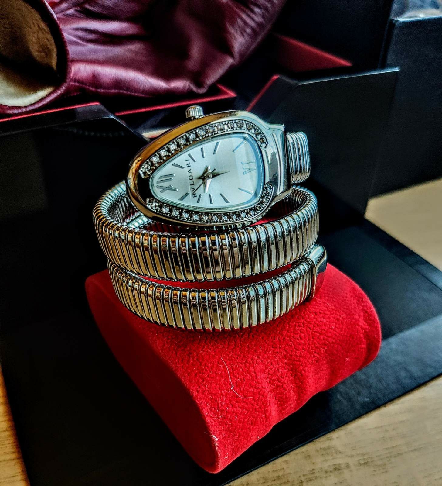 Дамски часовник Bvlgari Serpenti Tubogas Silver