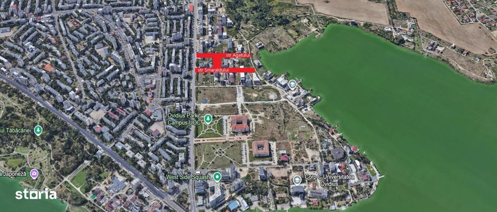 Teren intravilan 2500mp str Smaraldului - Campus Universitate Ovidius