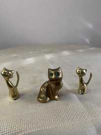 Set Pisicute miniatura din bronz