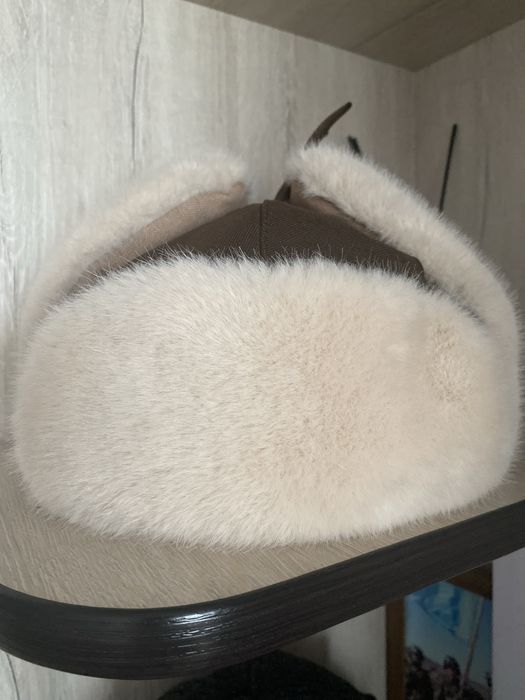 Продам шапку ушанку искусственную р 59  ,стильную