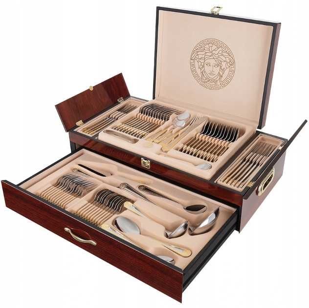 Комплект прибори за хранене Versace Limited Edition - 72 части