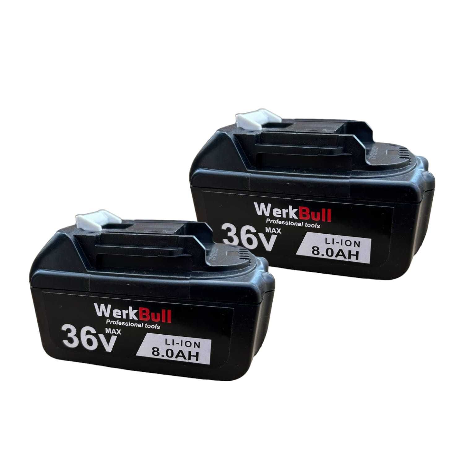 Ударен Винтоверт и Мини Трион  WerkBull с 22см шина 2 батерии 36v 8ah