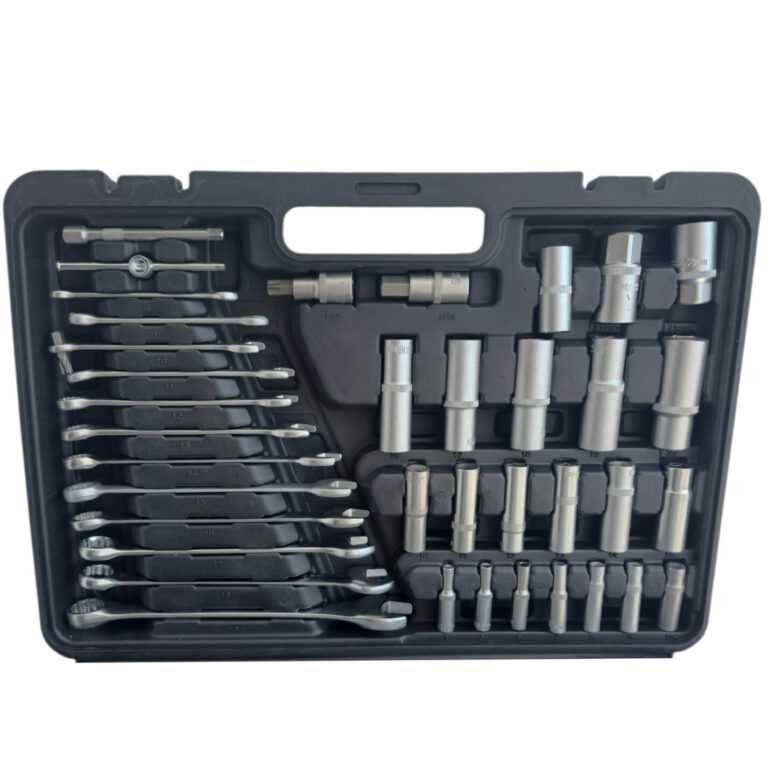 Гедоре KraftWorld 216 части 1/4″ 3/8″ 1/2″ CR-V – пълен комплект