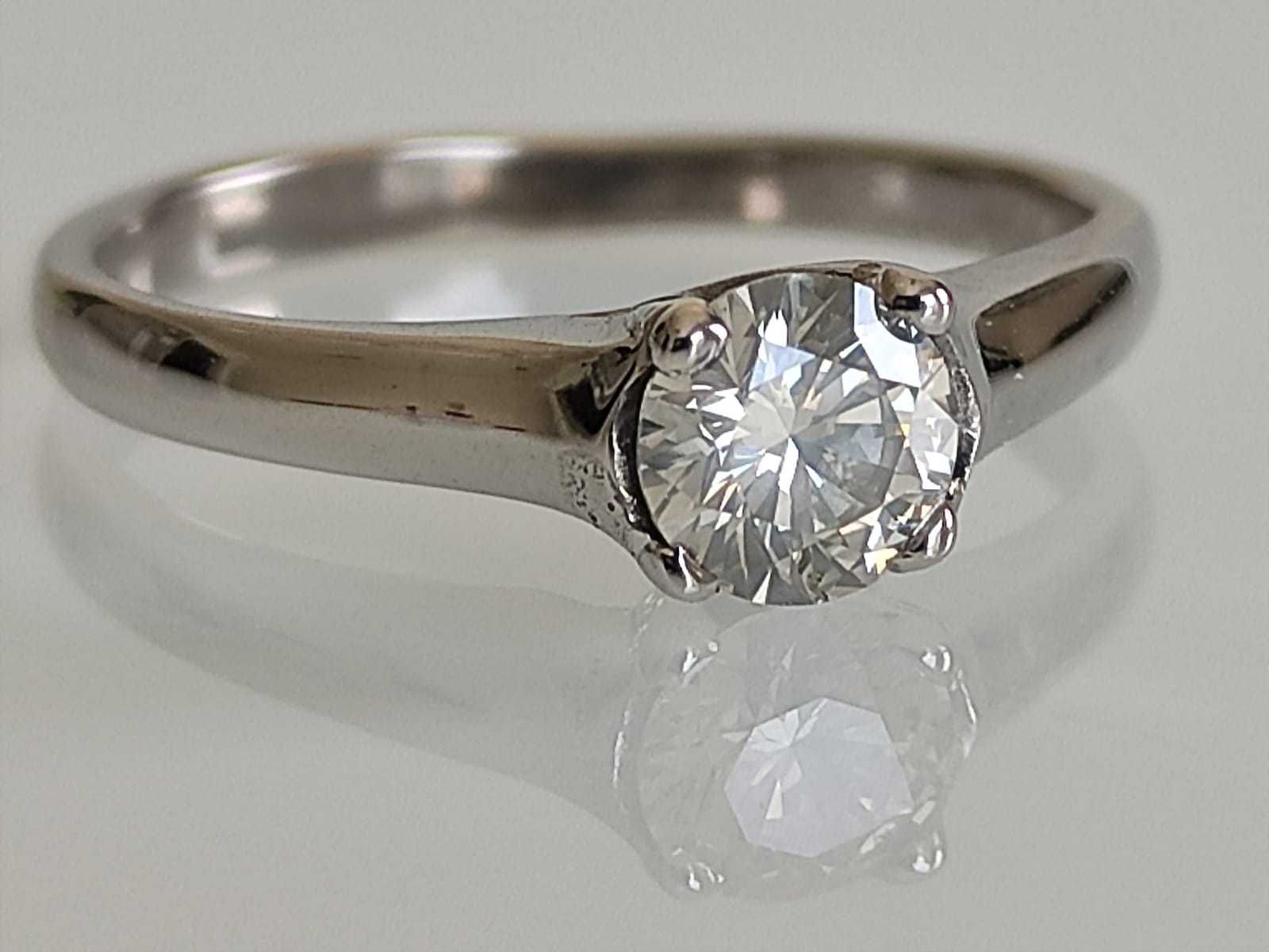 Inel aur 14k cu diamant 0.55ct