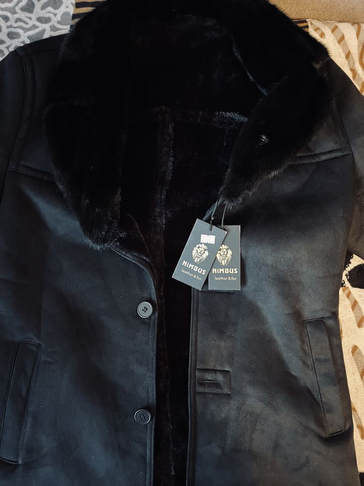 продается дублёнка новый из бренда nimbus leather fur