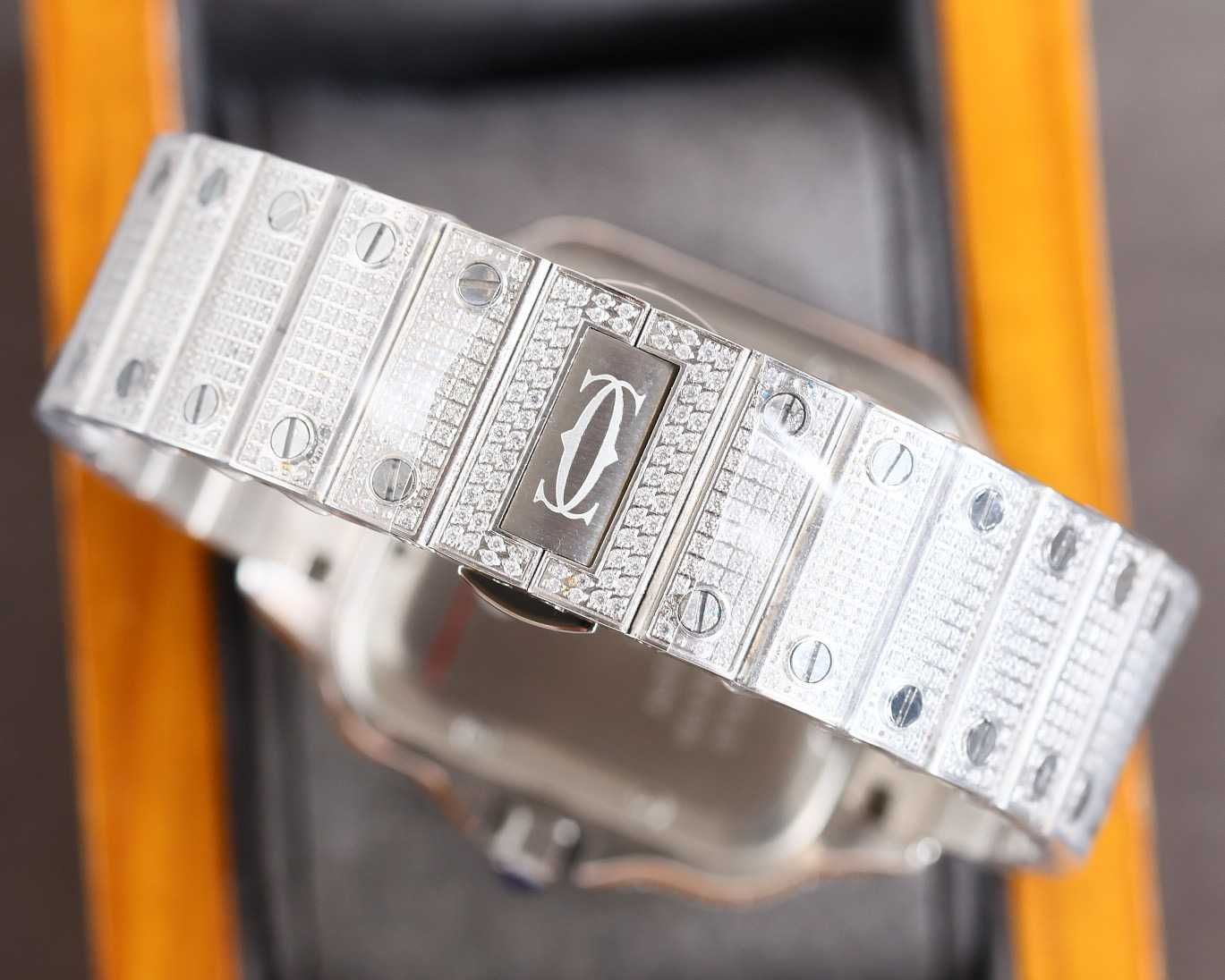 Ceas de bărbați automat Cartier Santos De Cartier