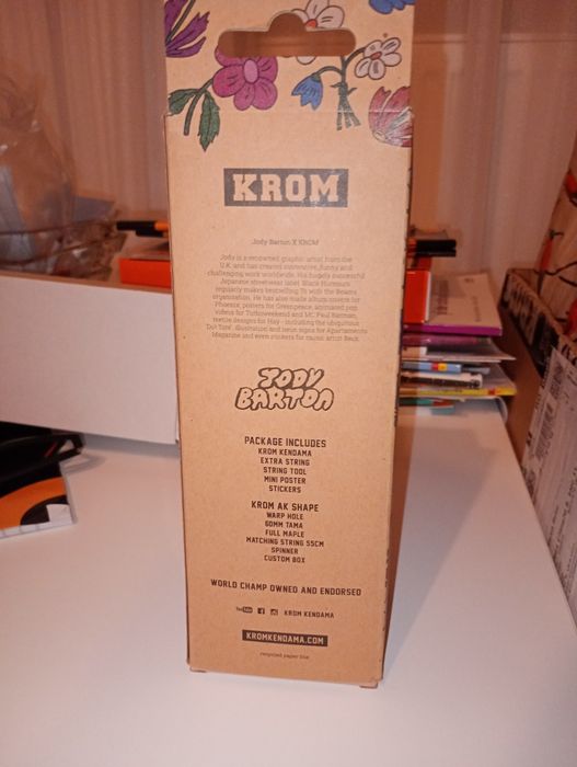 Krom Kendama x Jodi Barton Flowers