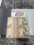 2 x 500 lei 1992 1x 1000 lire milla