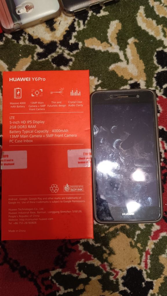 Стар смартфон Huawei y6 pro
