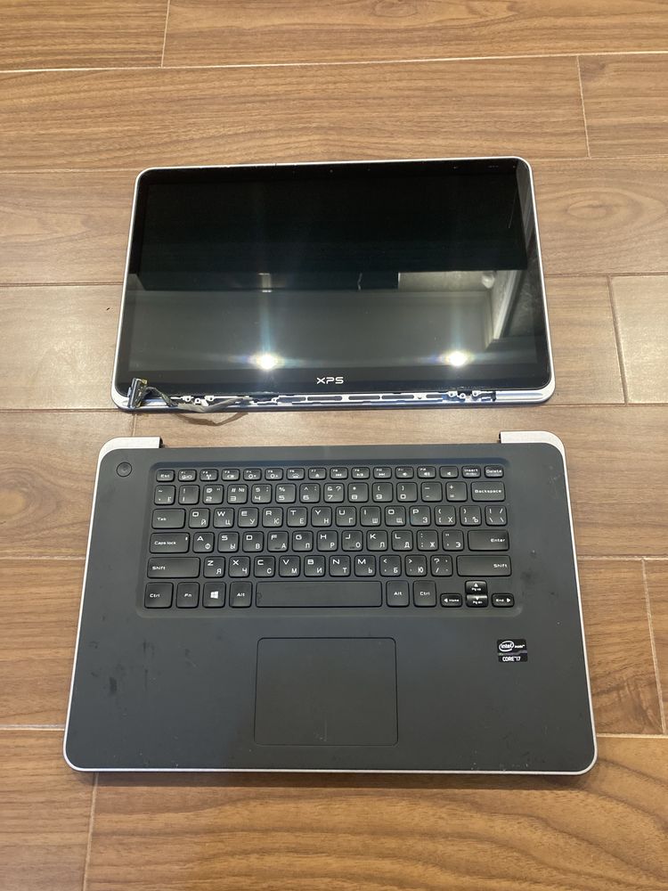 Матрица в сборе, клавиатура и верхняя панель от Dell XPS 15