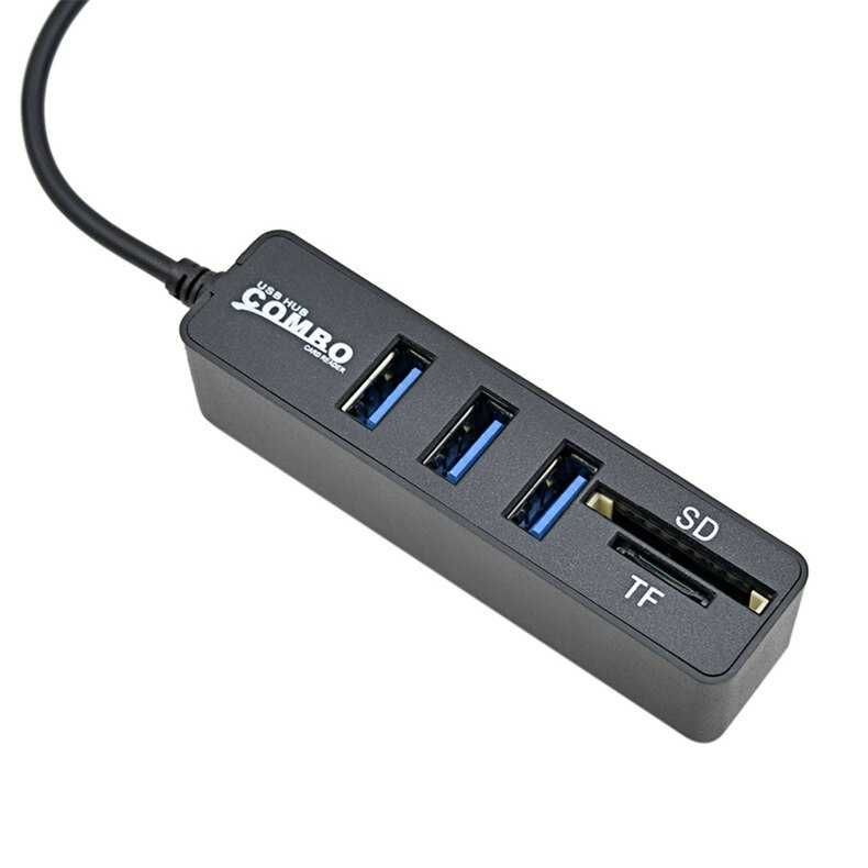 USB Хаб +кард-ридер.