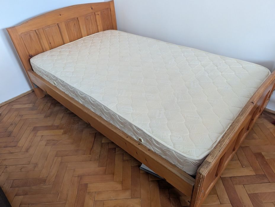 Pat cu saltea 200x120