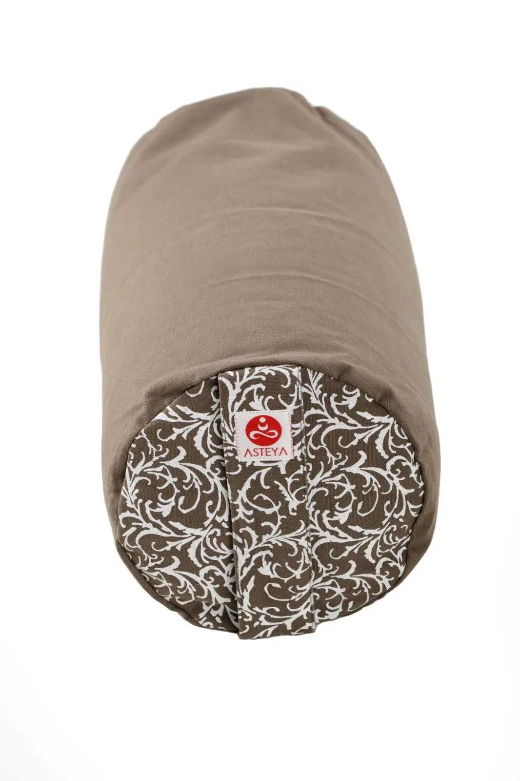 Pernă de meditație Bolster cu husă detașabilă și pleavă de grâu 50cm