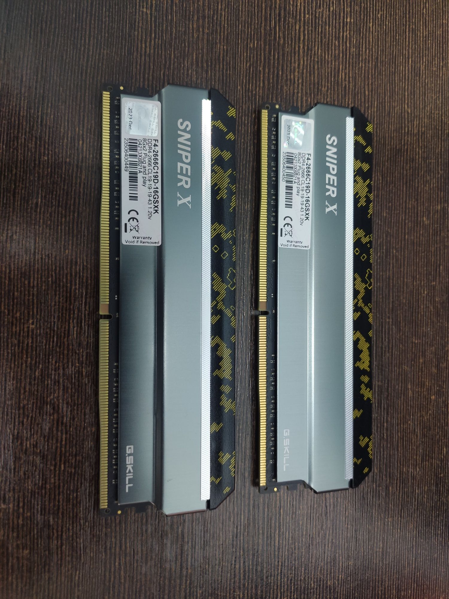 Оперативная память g-skill, sniper x ddr 4