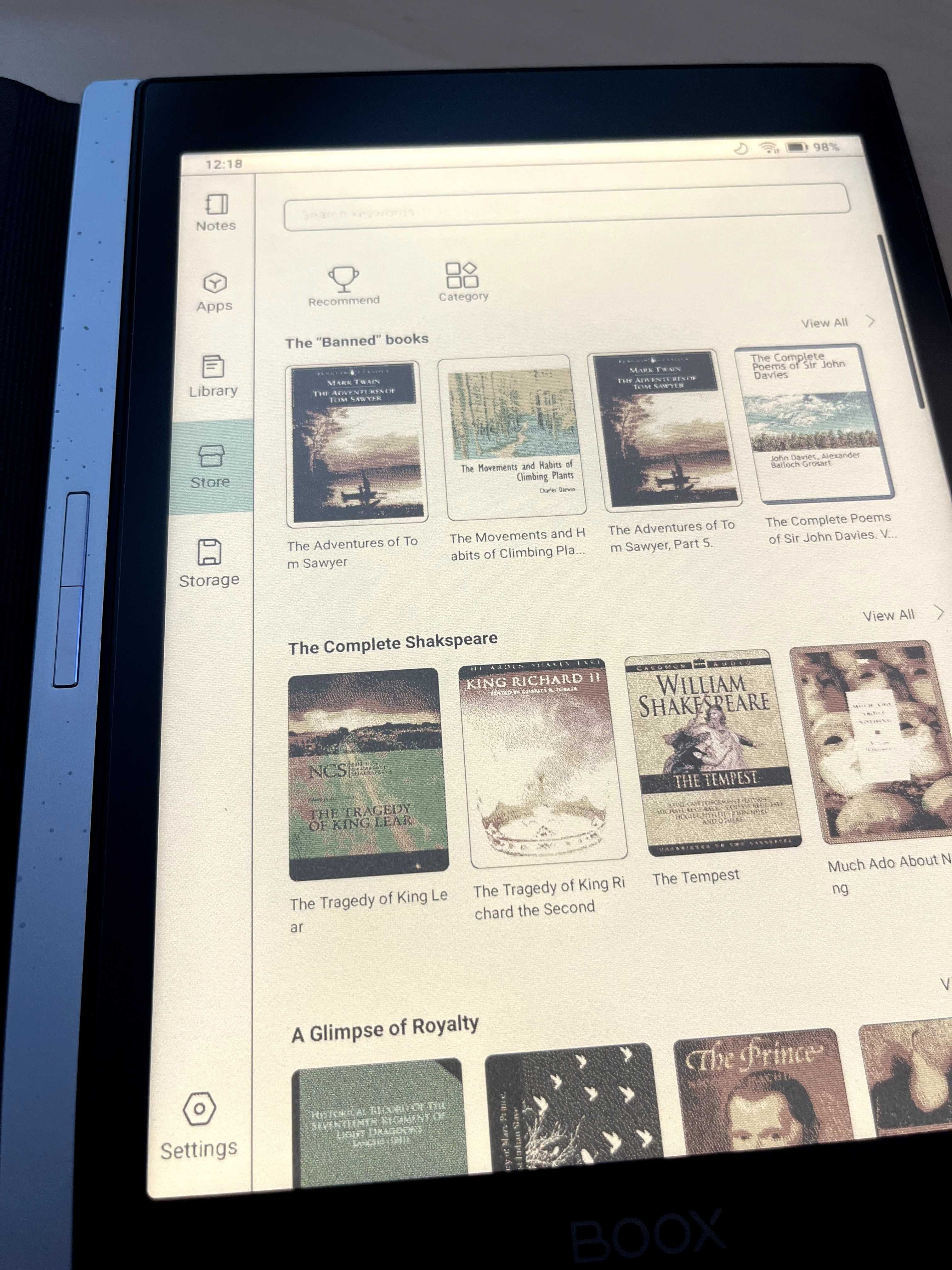 Tableta Boox NovaAirC e-ink COLOR 7.8"