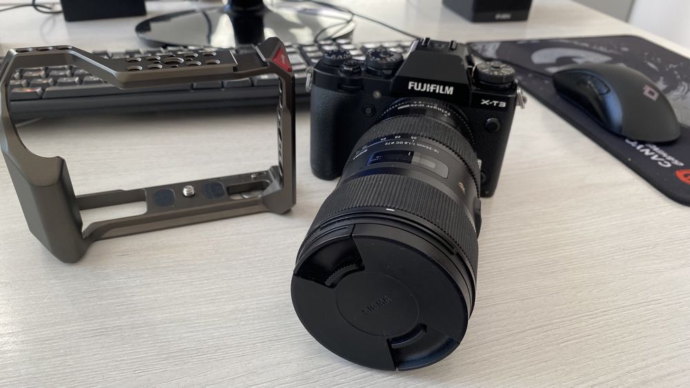 Фотоаппарат FUJIFILM XT-3 + объектив Sigma 18-35 art