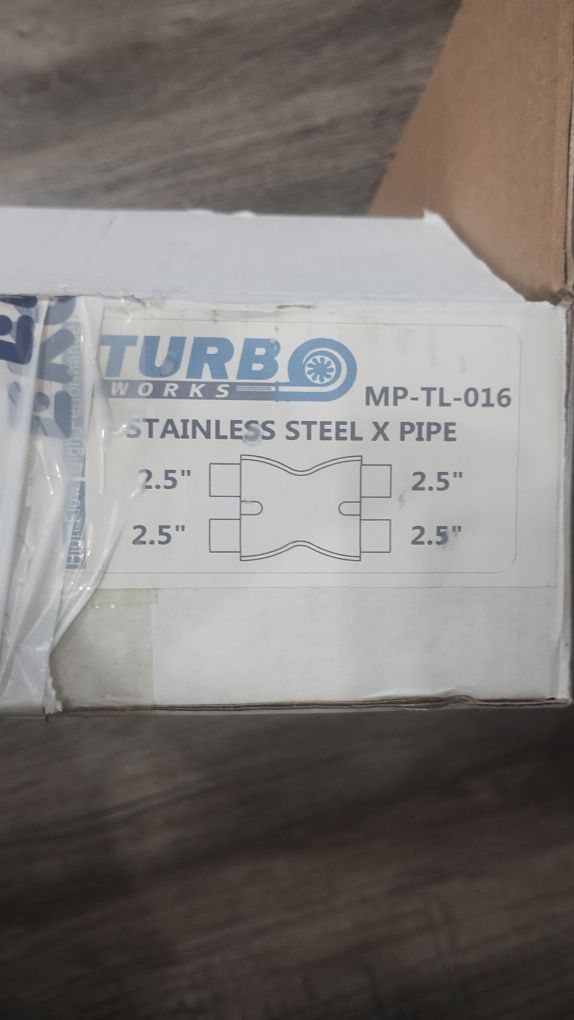 Turbo Works X-pipe 64мм (MP-TL-016) – за V-образни двигатели