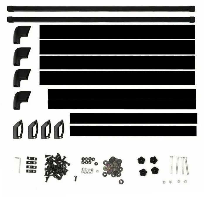 Багажник за покрив 512 (160 х 110 см) – Черен