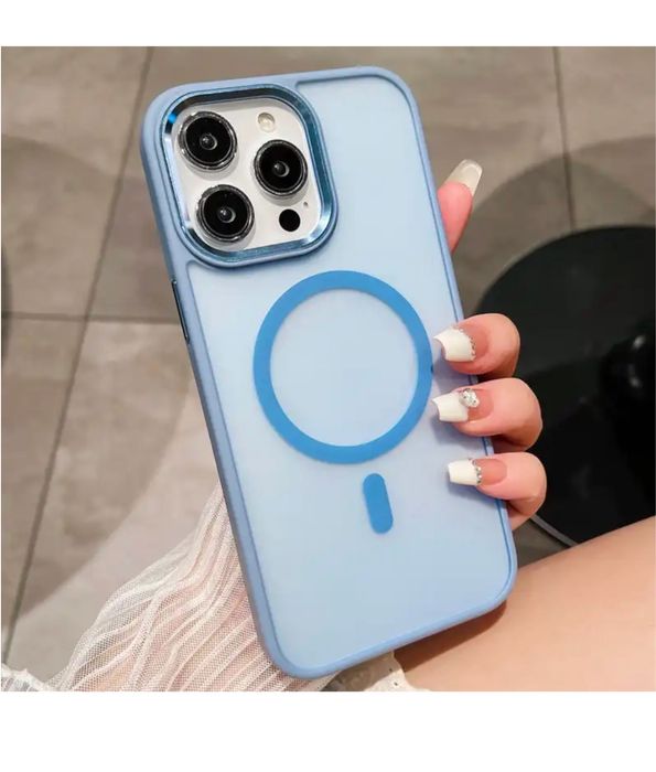 Iphone 14/15/16 PRO MAX PLUS - Husa Hybrid Mgsafe Spate Mat 0.5MM