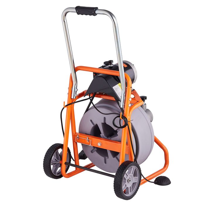 Masina Curatare Conducte 30.5m,Auto-Feed,8 Cutite