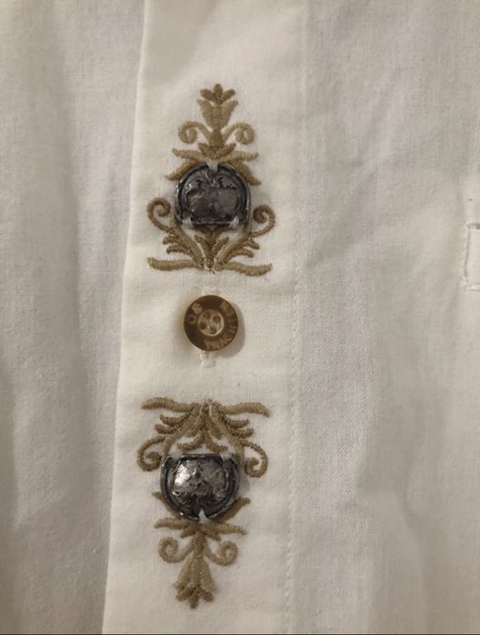 Camasa vintage cu aplicatii cusute