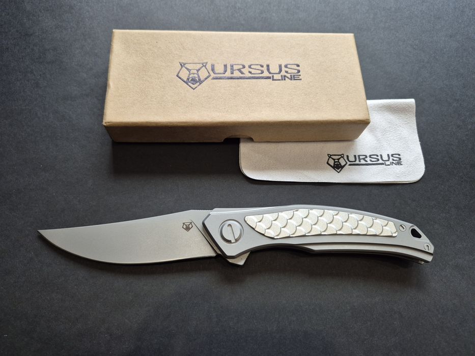 Сгъваем нож SHIROGOROV Quantum"DRAGON" ,CROMAX PM, SH209