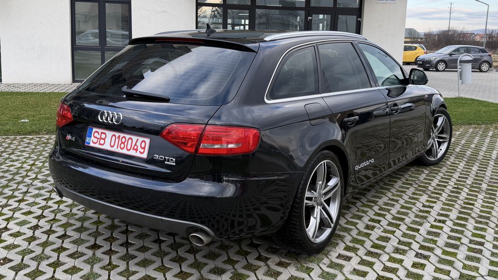 Audi A4 B8 2009 E5 3.0 D 245 CP Quattro S-Line Manual 6+1 Led Gume Noi