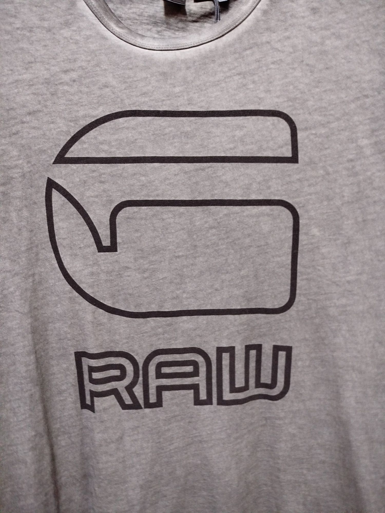 Оригинална тениска G-Star Raw Nact S нова мъжка сива