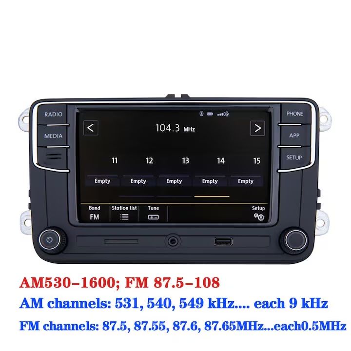 Sistem audio VW RCD330 plus Android Auto & Car Play