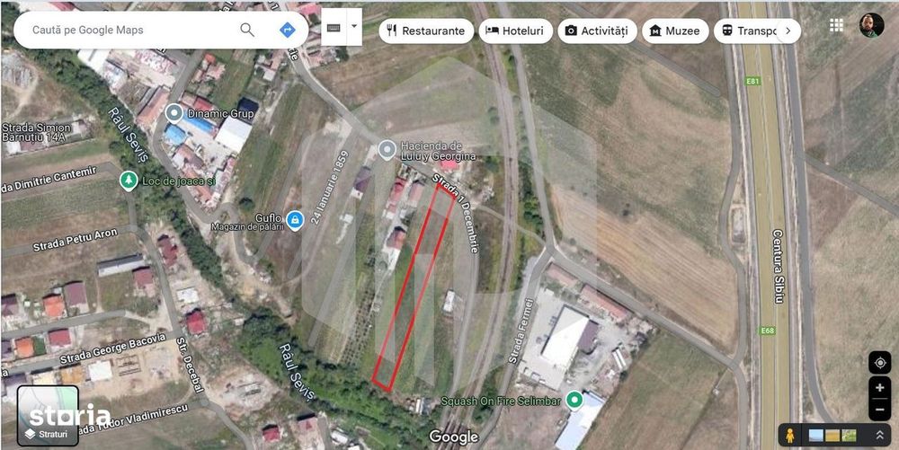 Teren intravilan de vanzare in Selimbar- 2300 MP