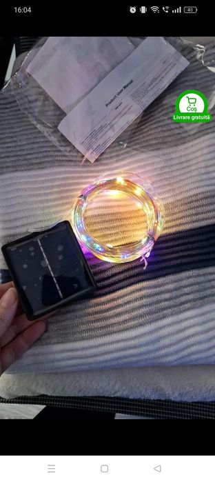 Lumini exterior de Crăciun