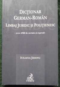 Dicționar german-roman Limbaj juridic și politienesc