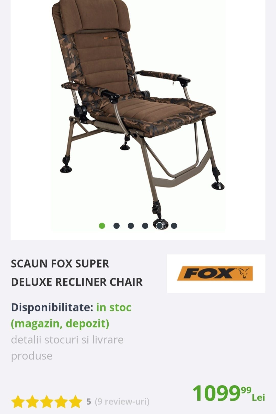 Scaun fox super deluxe