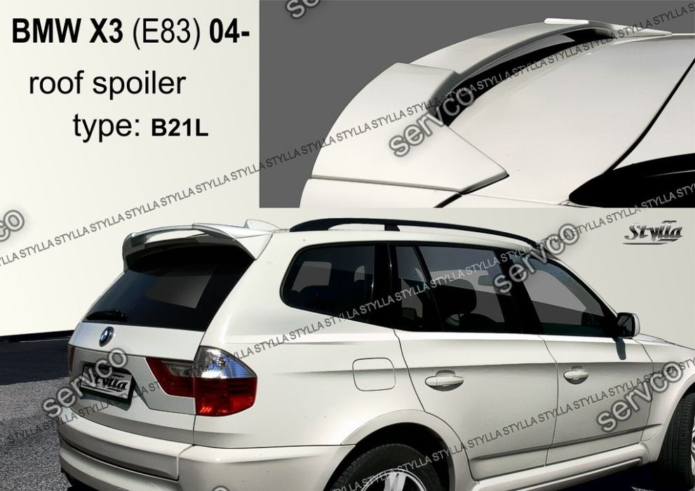 Eleron haion tuning sport BMW X3 E83 2004-2010 Mtech Aero v1