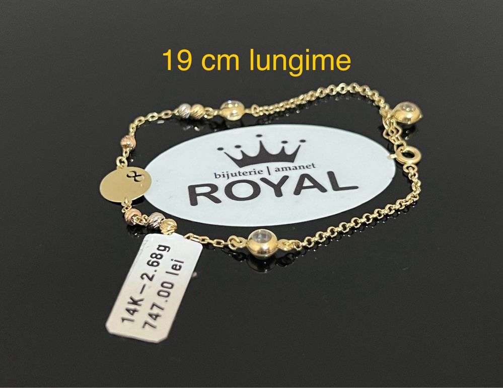 Bijuteria Royal CB : Bratara dama aur 14k 2,68 grame