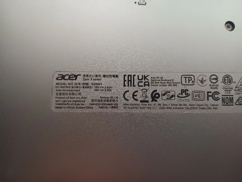 Acer spin 313-51n