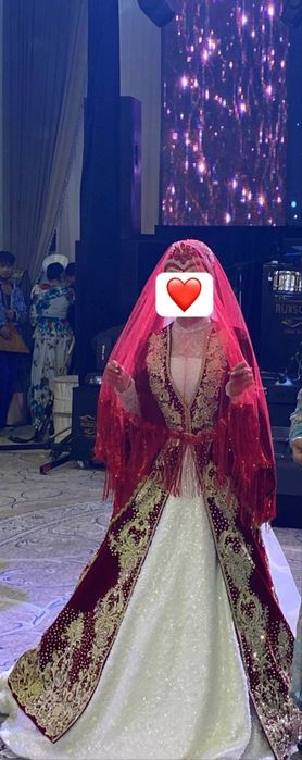 Ansambl kelin barhatni / Ансамбл невесты бархатный