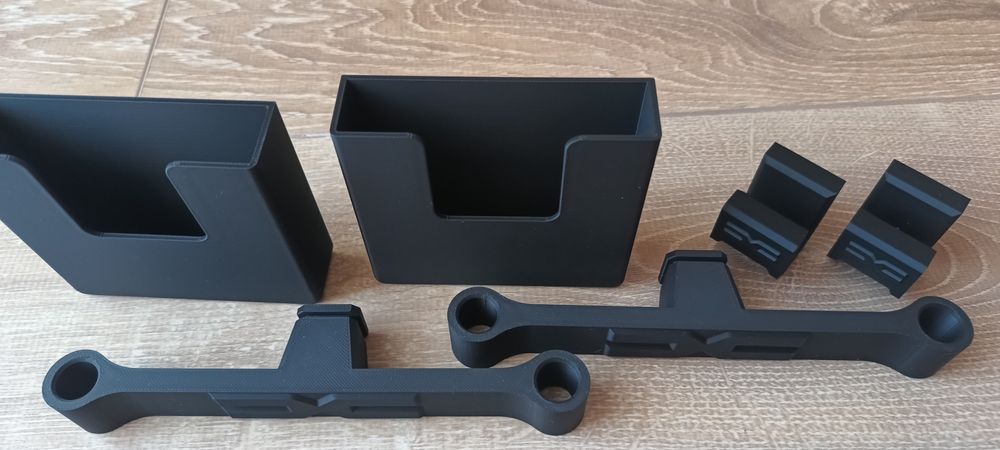 Set prinderi tetiera+suporti telefon+carlige youclip Dacia, 3dprint