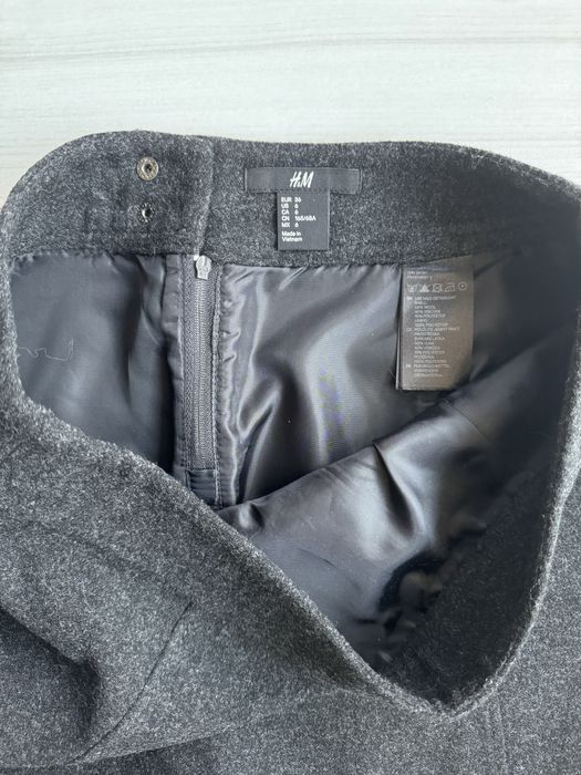 H&M Fusta mini de stofa 36