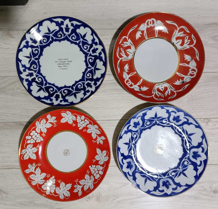 Ляганы фарфор производство ссср  с различным орнаментом цена за всё