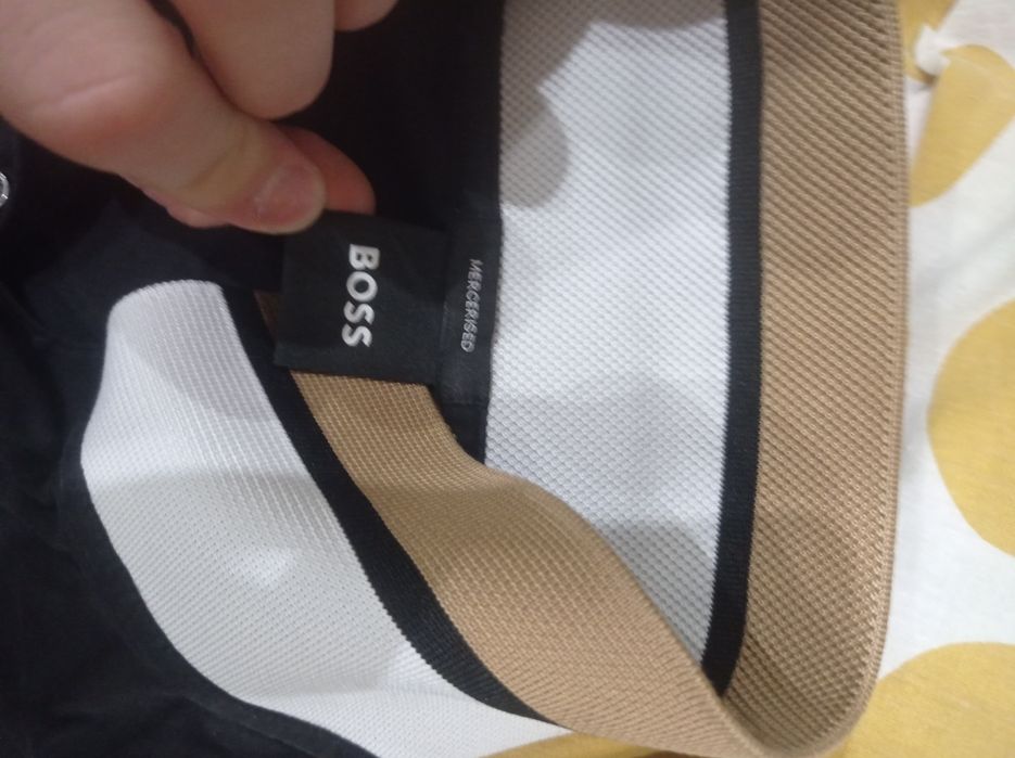 Boss официална тениска с яка