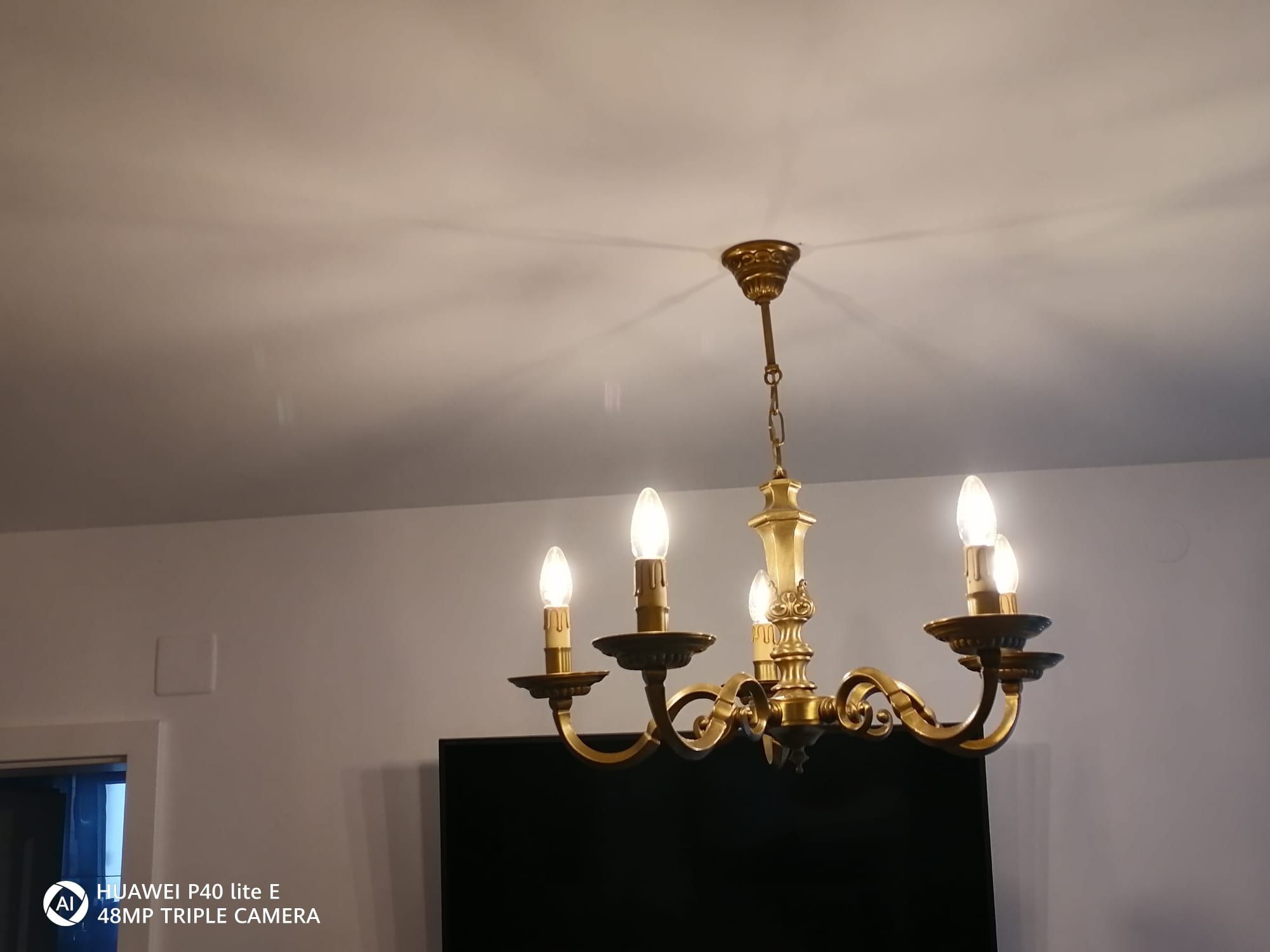 Vand candelabru bronz si doua aplice